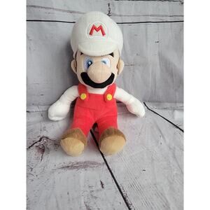 Super Mario Bros Fire Mario 9in Nintendo 2017 Plush By Little Buddy Stuffed Doll